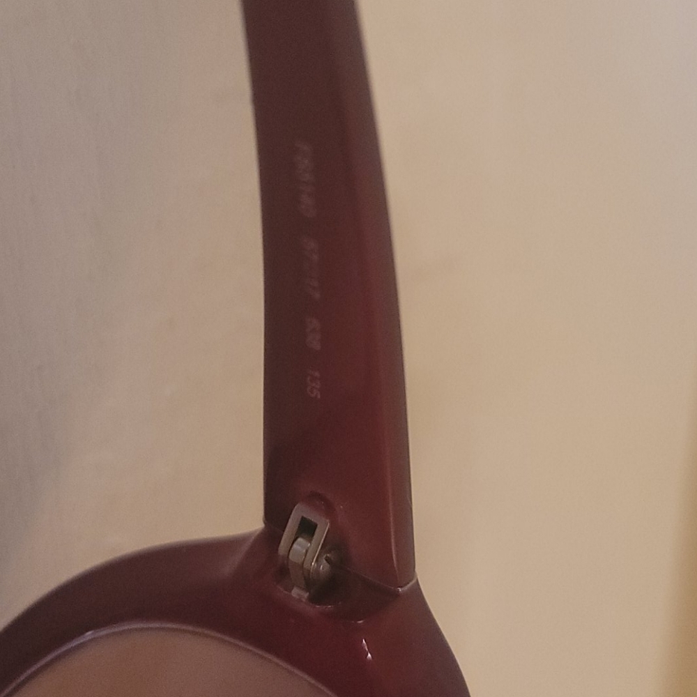 Fendi Burgundy Wine Merlot Logo Vintage Small Medium Frame Sunglasses - Picture 4 of 6